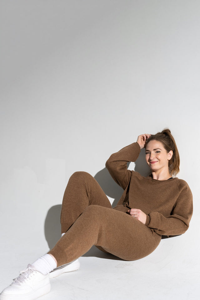 honestlyautumn Knitwear AW22 Brown Lounge Pants - SewSewYou