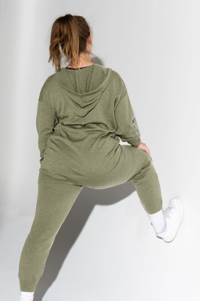 honestlyautumn Knitwear AW22 Muted Green Lounge Pants - SewSewYou