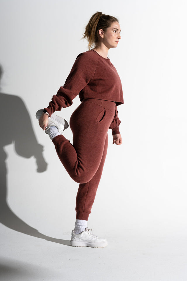 honestlyautumn Knitwear AW22 Rust Lounge Pants - SewSewYou