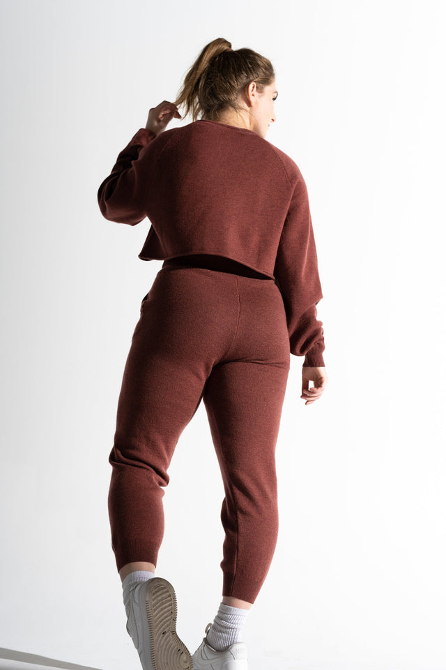 honestlyautumn Knitwear AW22 Rust Lounge Pants - SewSewYou