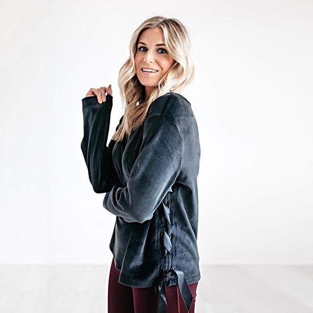 Inner Bliss Velvet Sweatshirt - SewSewYou