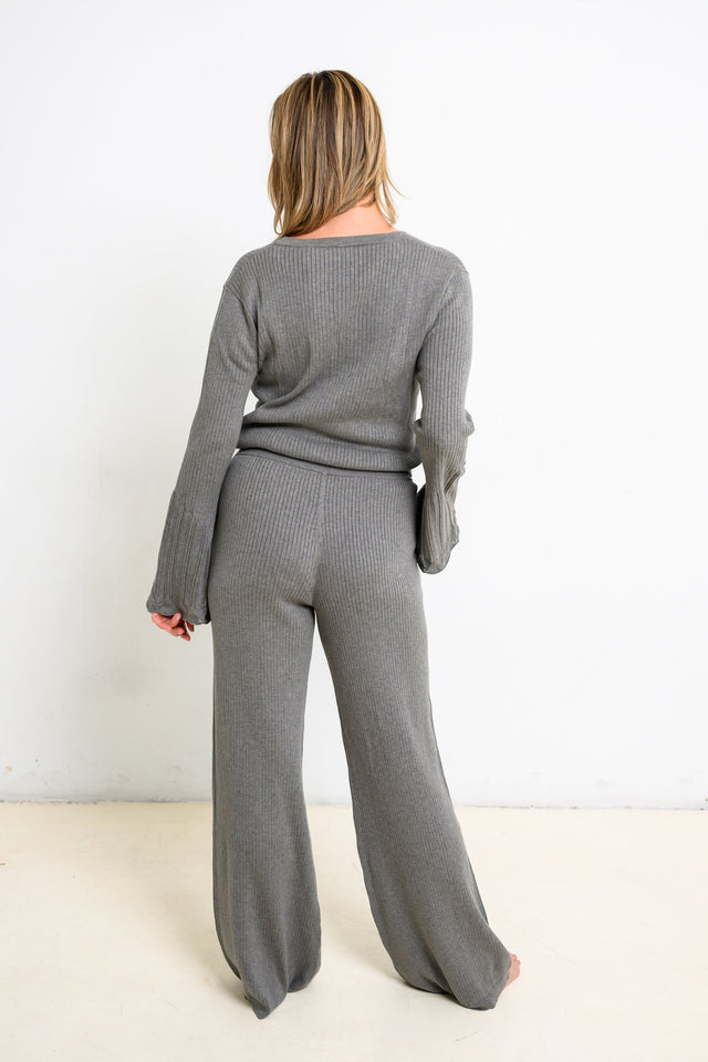 Jolene Essentials Collection AW22 Grey Lounge Cardigan - SewSewYou