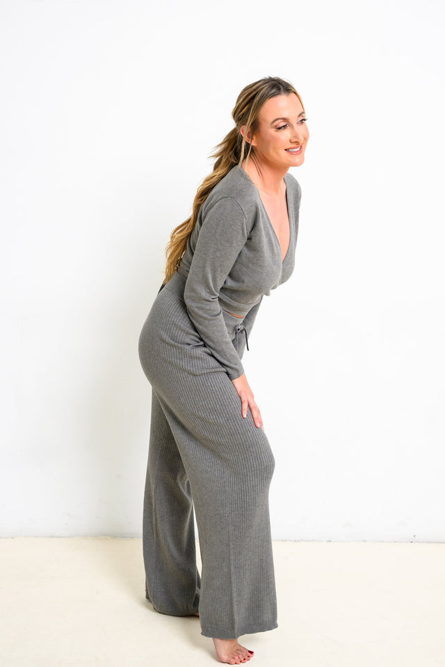 Jolene Essentials Collection AW22 Grey Lounge Pants - SewSewYou