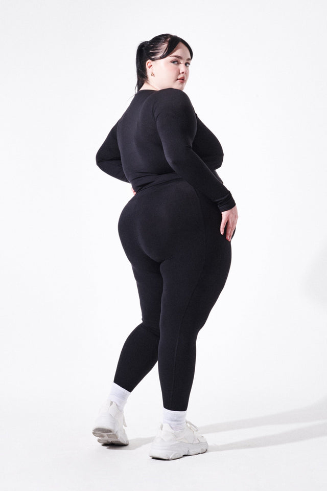 Kenna Sharp SS23 Black Leggings - SewSewYou