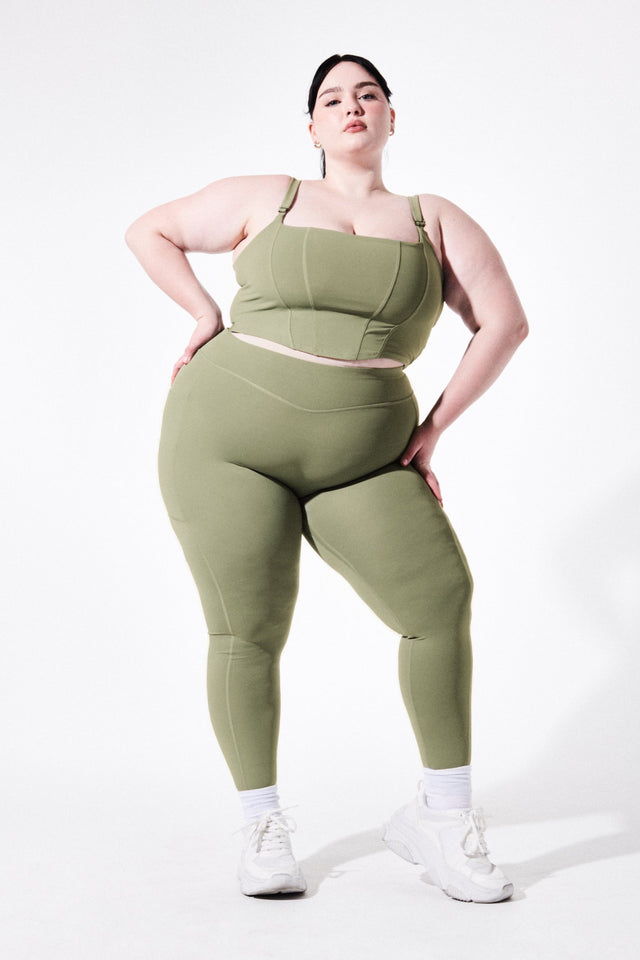 Kenna Sharp SS23 Green Leggings - SewSewYou