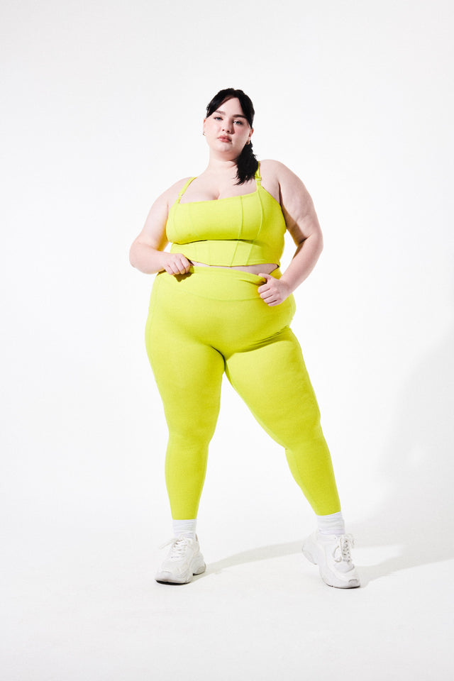 Kenna Sharp SS23 Lime Fitted Tank - SewSewYou