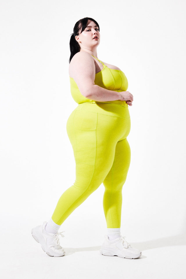 Kenna Sharp SS23 Lime Leggings - SewSewYou