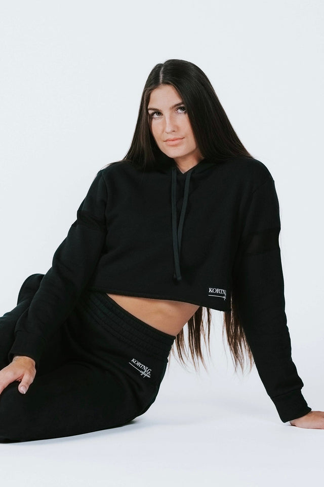 Kortni's Fall Collection AW22 Black Hoodie - SewSewYou