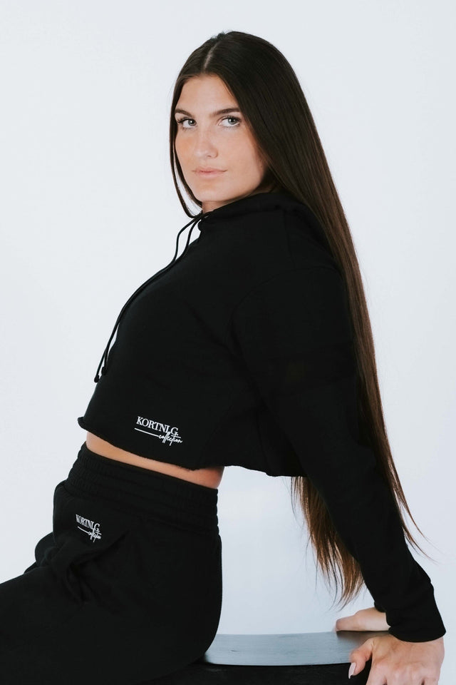 Kortni's Fall Collection AW22 Black Hoodie - SewSewYou