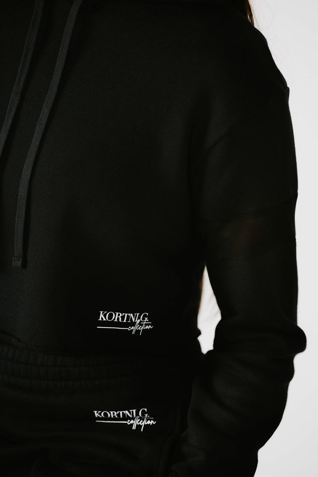 Kortni's Fall Collection AW22 Black Hoodie - SewSewYou