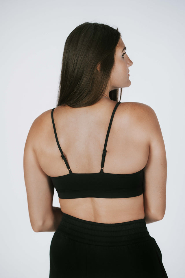 Kortni's Fall Collection AW22 Black Sports Bra - SewSewYou