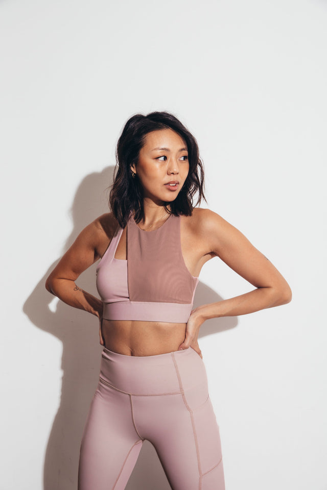 Little Bee AW22 Burnished Lilac Sports Bra - SewSewYou