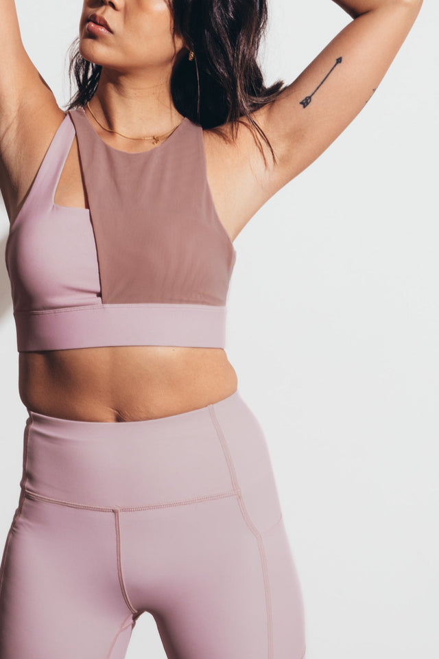 Little Bee AW22 Burnished Lilac Sports Bra - SewSewYou