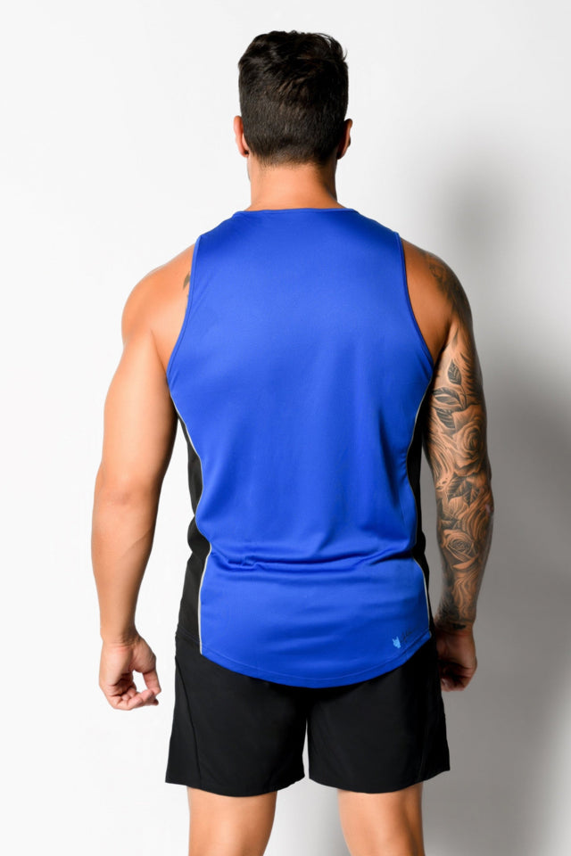 Marine/Black Active Sleeveless - SewSewYou