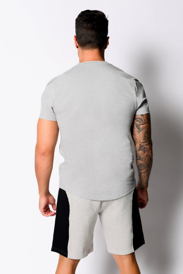 Med Grey Htr. Jersey Tee - SewSewYou