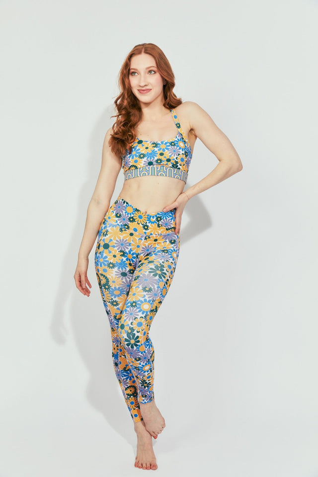 Melissa Becraft SS23 Comeback Floral Printed 7/8 Leggings - SewSewYou