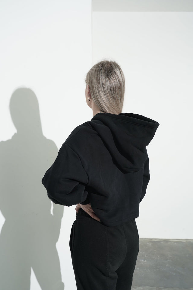 Movement SS22 Black+White Hoodie - SewSewYou