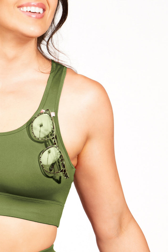 Olive Sports Bra - SewSewYou