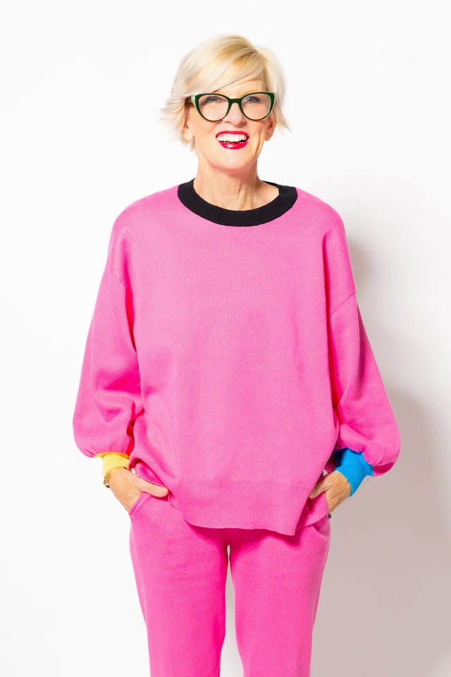 Pink Lounge Sweater - SewSewYou