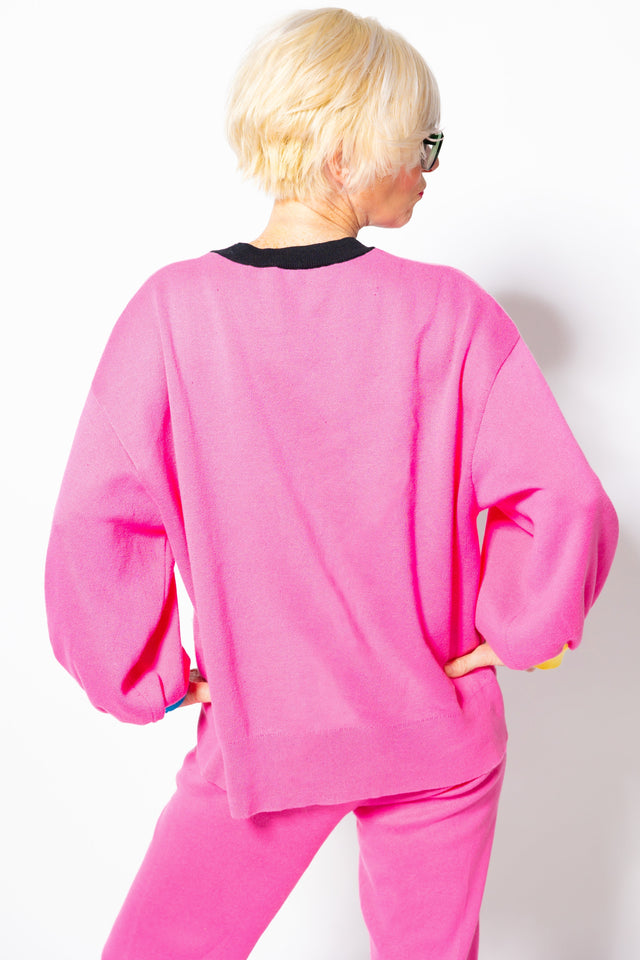 Pink Lounge Sweater - SewSewYou