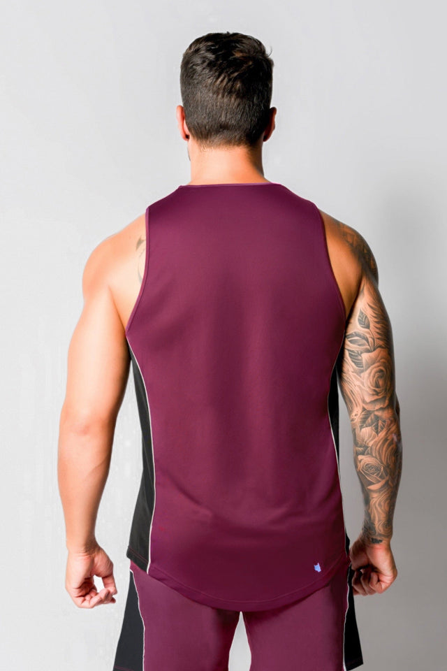 Red/Black Active Sleeveless - SewSewYou