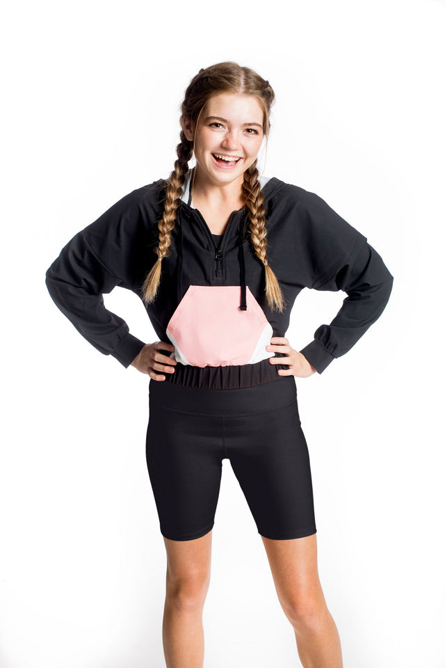 Spread Kindness Black Biker Shorts - SewSewYou