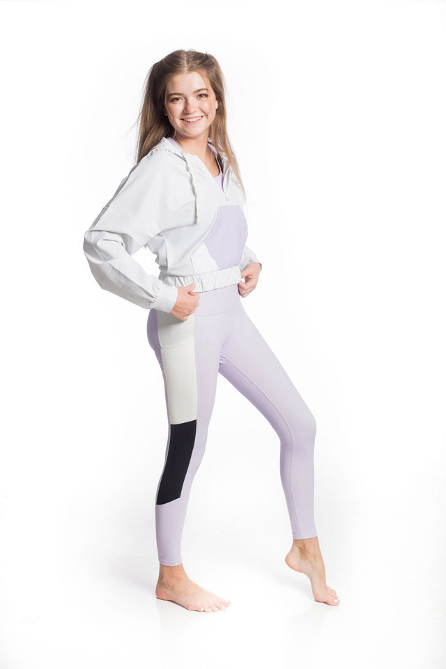 Spread Kindness Lilac Leggings - SewSewYou