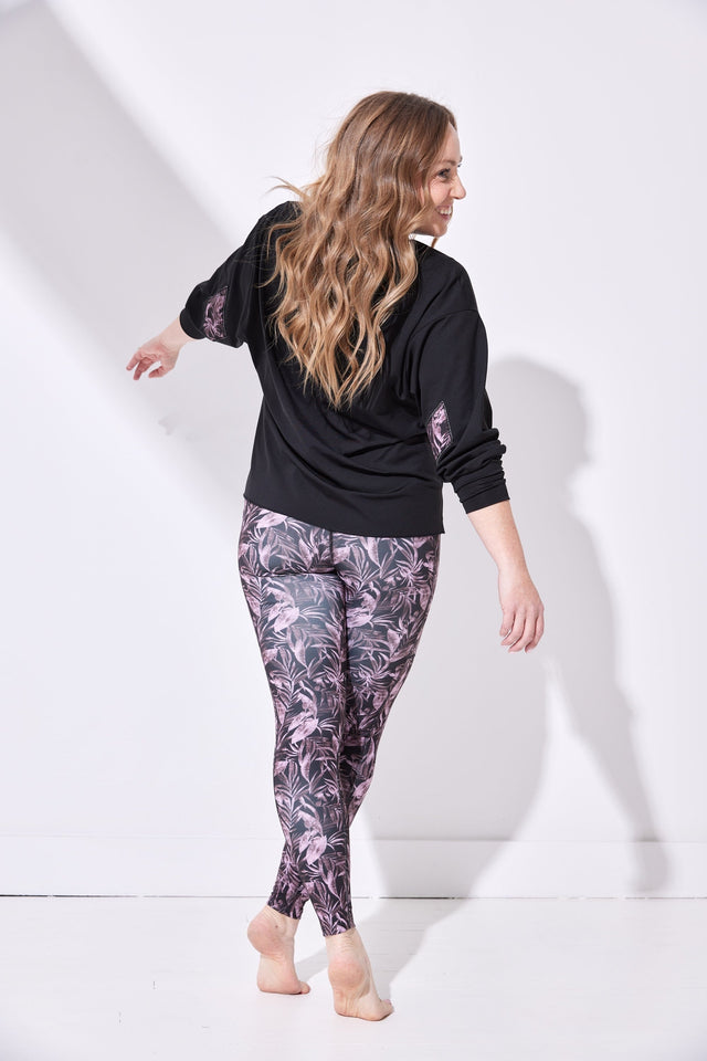 tiktokin.mama AW22 Printed Leggings + Side Panel - SewSewYou