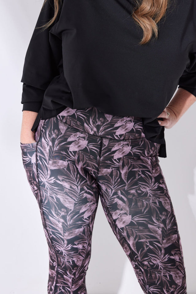 tiktokin.mama AW22 Printed Leggings + Side Panel - SewSewYou