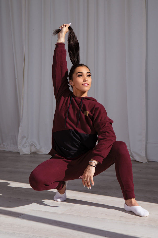 Unstoppable Me SS22 Maroon Jogger Pants - SewSewYou