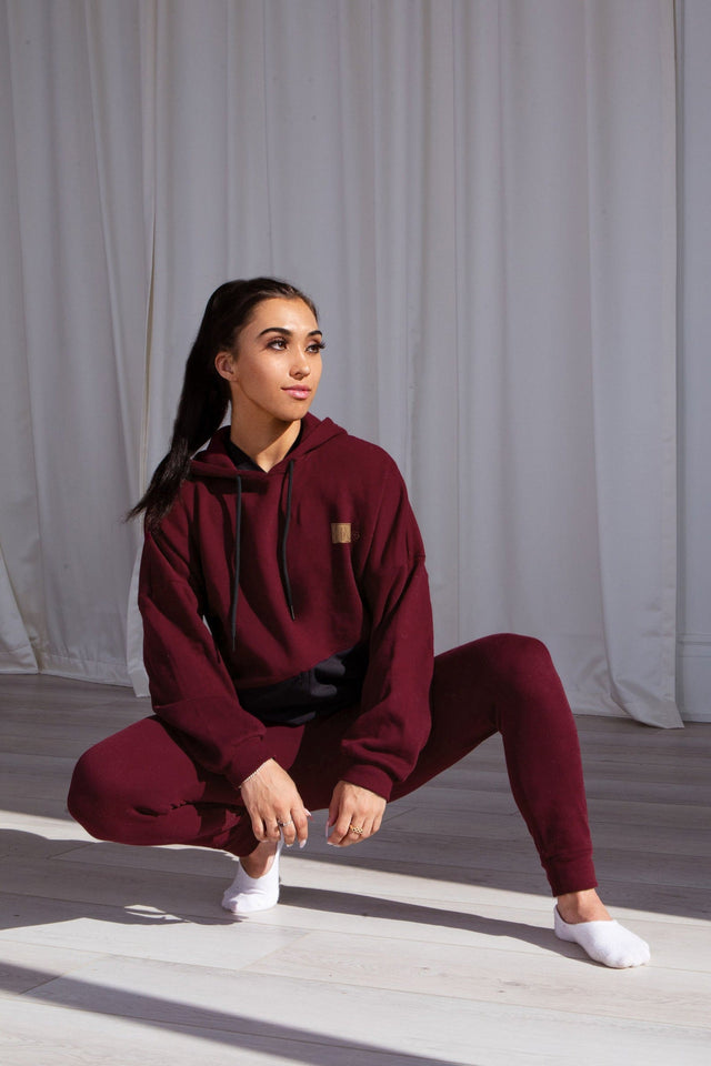 Unstoppable Me SS22 Maroon Jogger Pants - SewSewYou