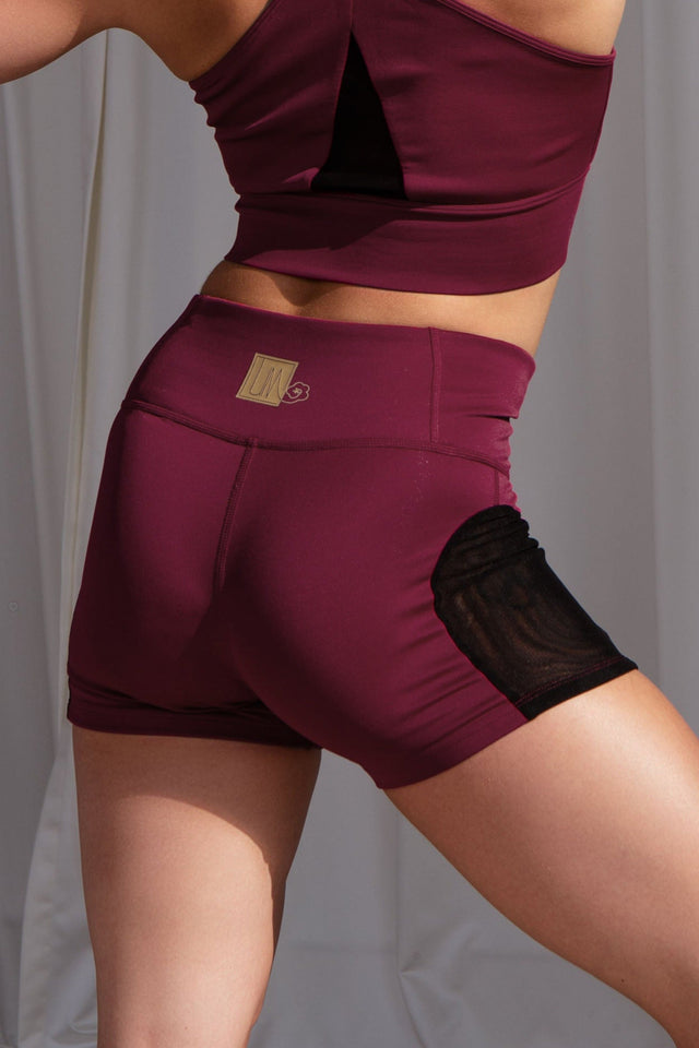 Unstoppable Me SS22 Maroon Shorts - SewSewYou